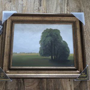 Framed landscape painting